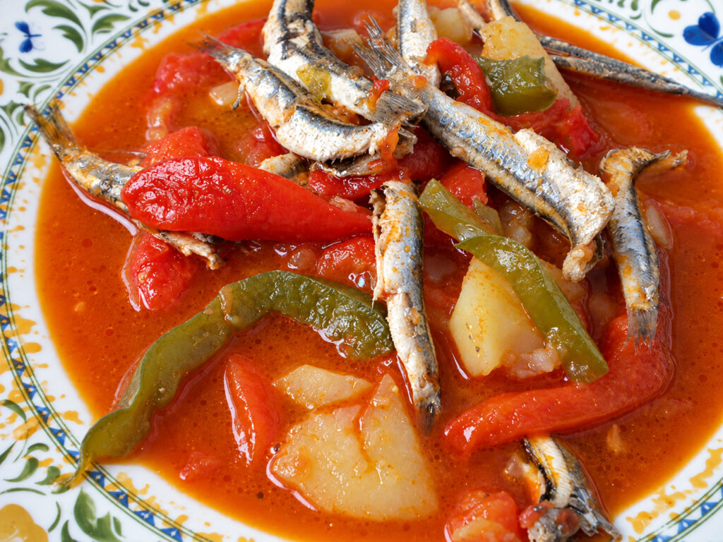 Boquerones en la cocina de Toñi Sánchez